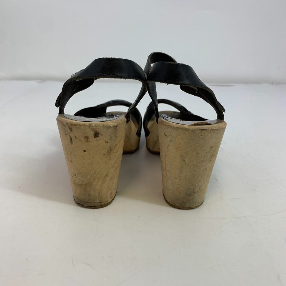 Swedish Hasbeens Women's Merci Leather Crossover Open Toe Sandals Size 8/38‎ - Picture 7 of 13